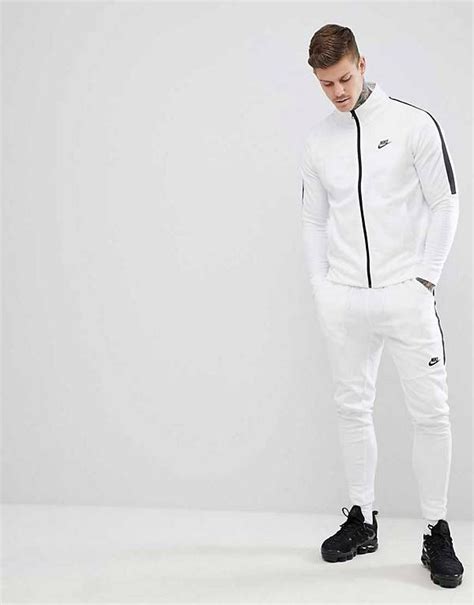 nike suit weiß|nike tracksuits for men.